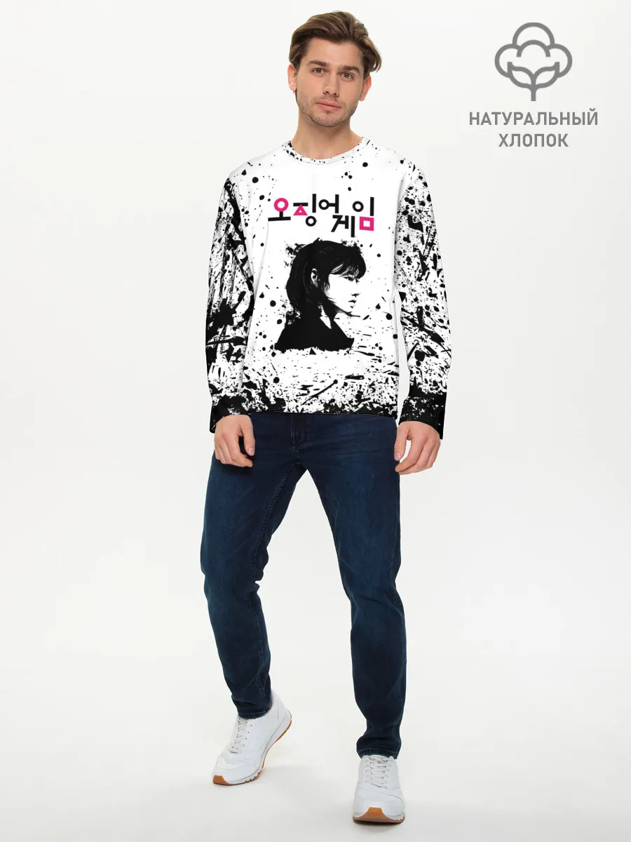 Мужской лонгслив базовый / 067 | Кан Сэ Бёк | Чон Хо Ён