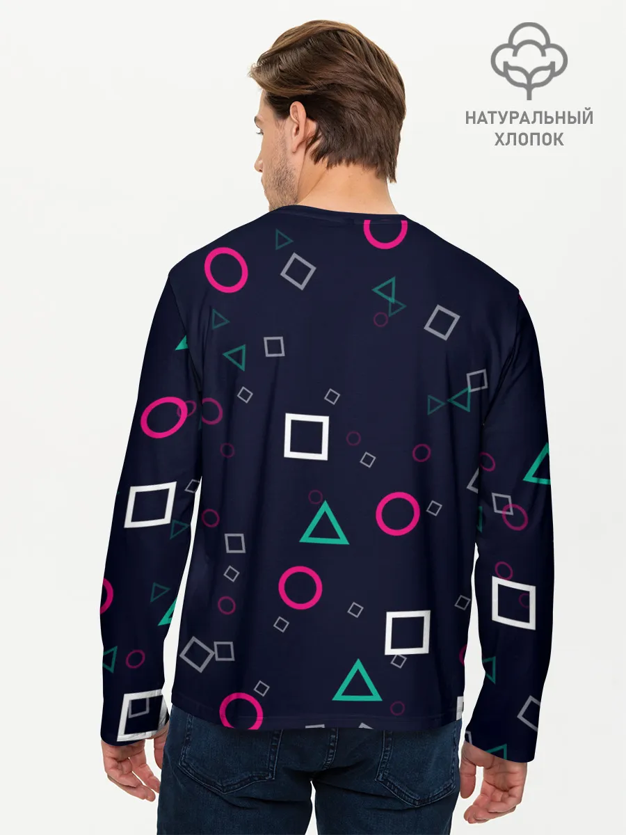 Мужской лонгслив базовый / 456 | ФИНАЛ | ИГРА В КАЛЬМАРА