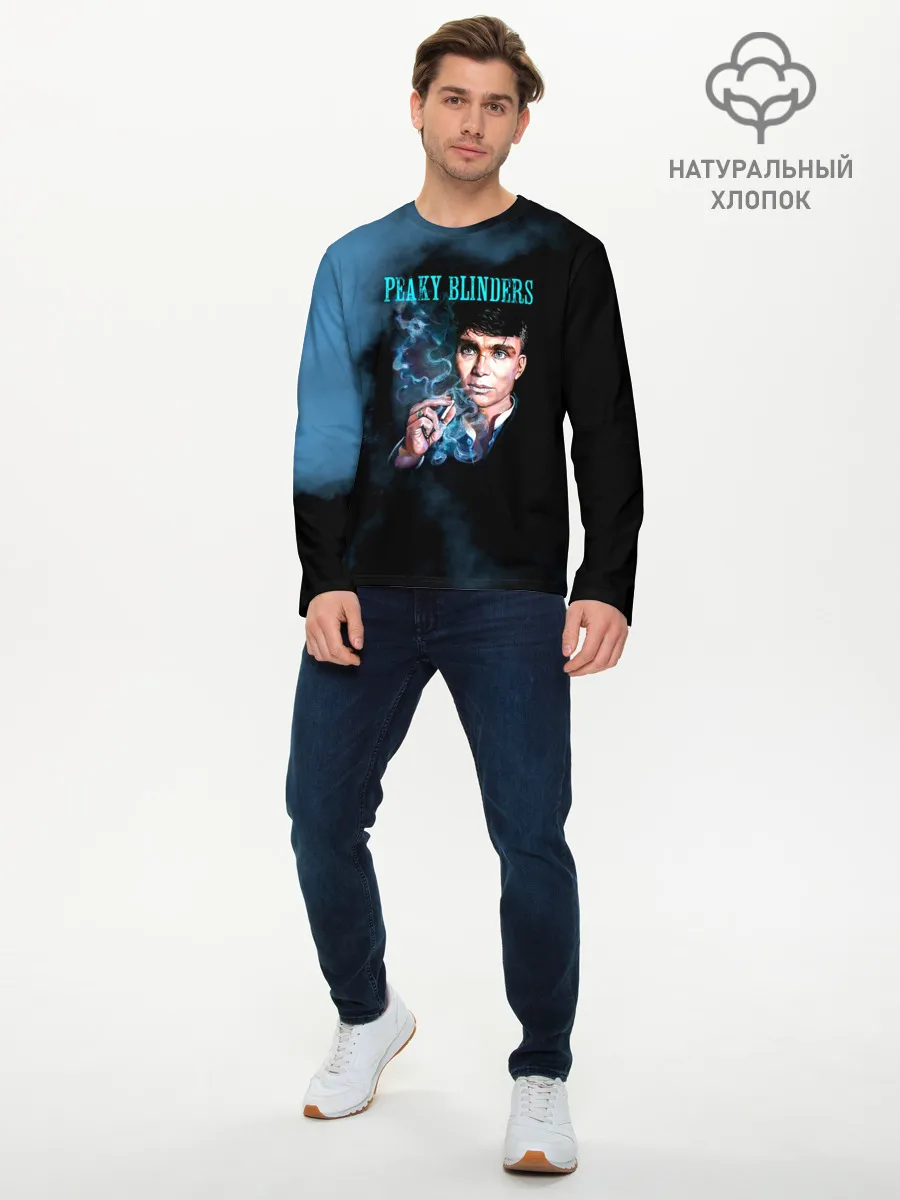 Мужской лонгслив базовый / Томас Шелби - Острые козырьки