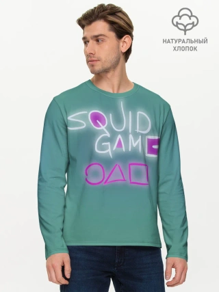 Мужской лонгслив базовый / Squid game a
