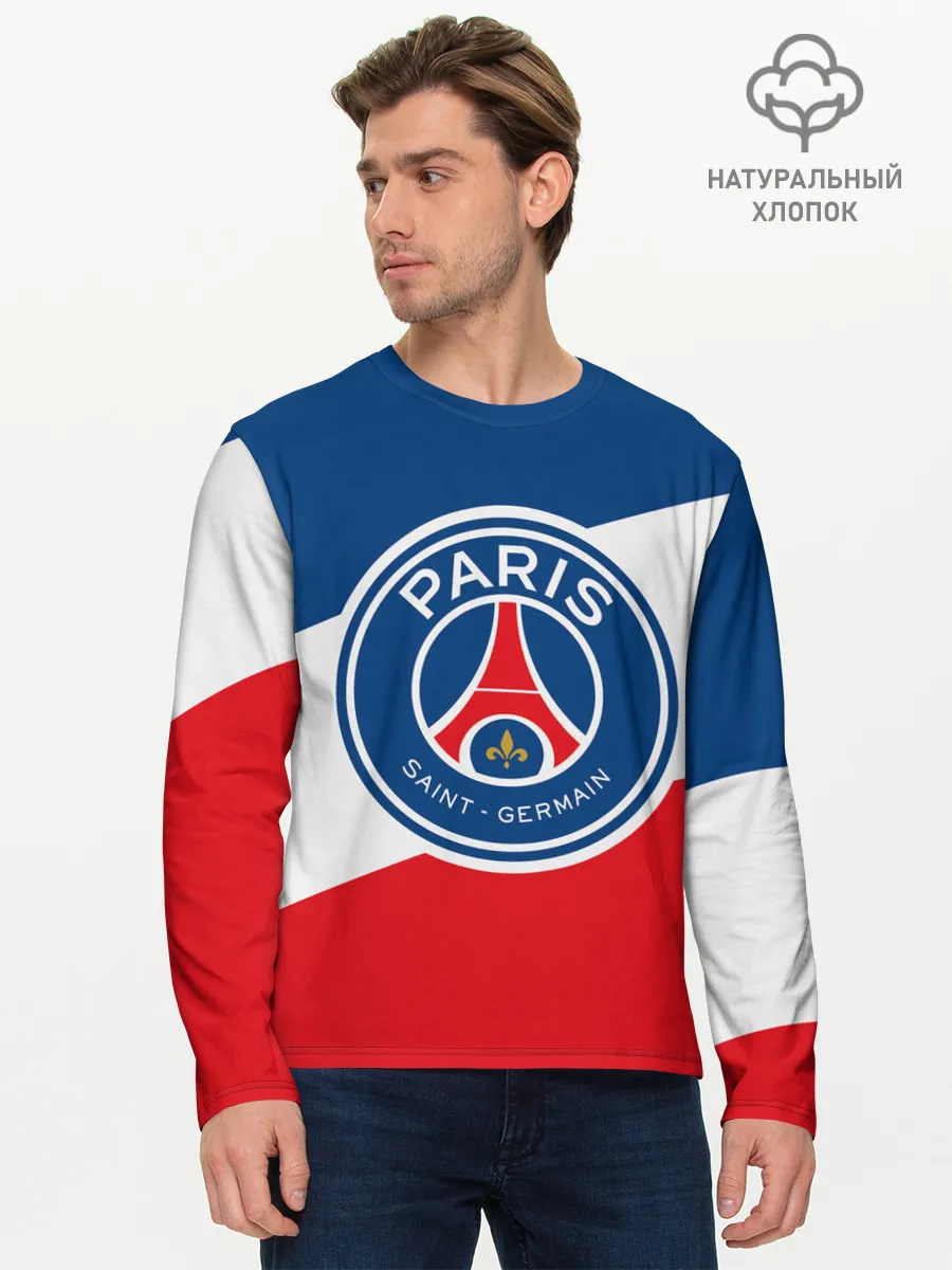 Мужской лонгслив базовый / Paris Saint-Germain FC