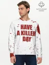 Мужской лонгслив базовый / blood have a killer day Dexter