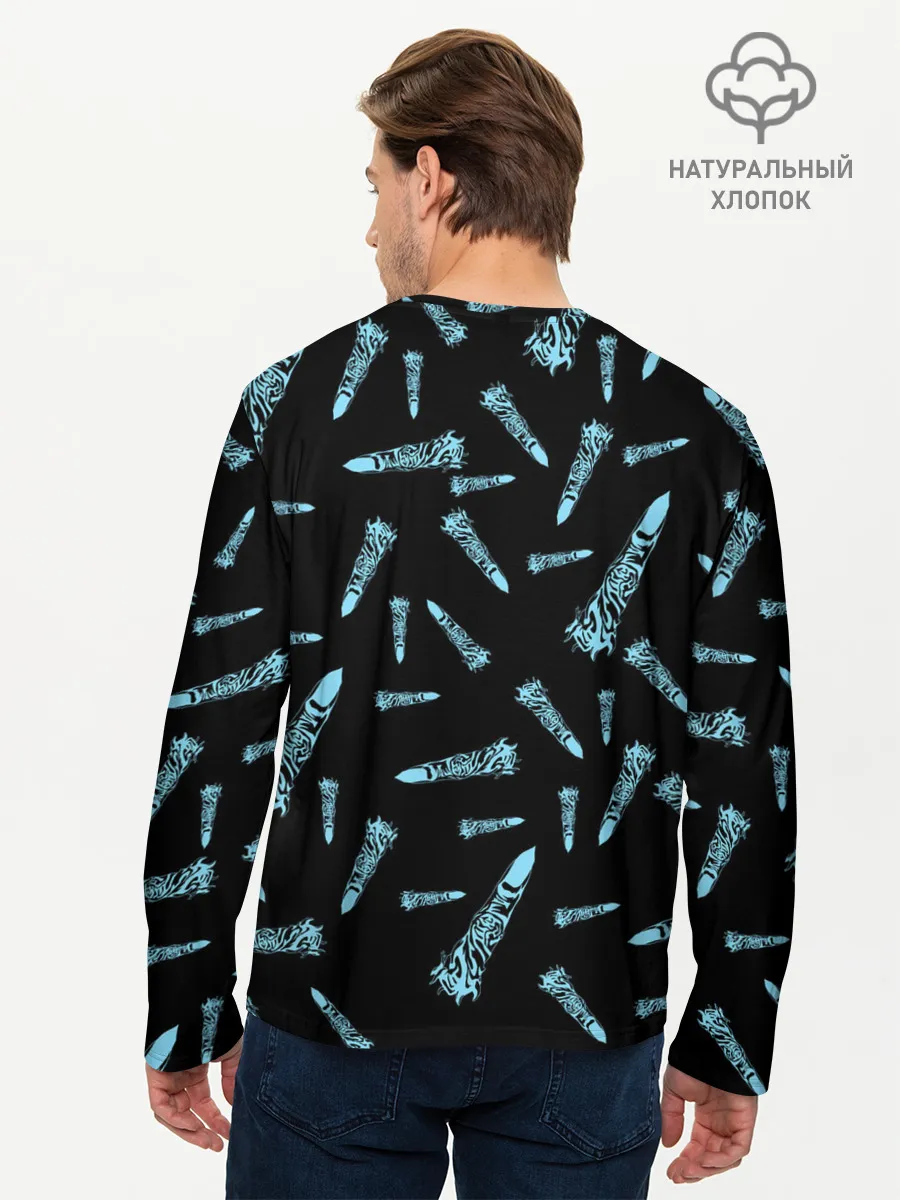 Мужской лонгслив базовый / Jujutsu Kaisen силуэты героев