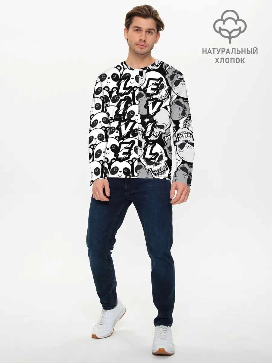 Мужской лонгслив базовый / LivEvil
