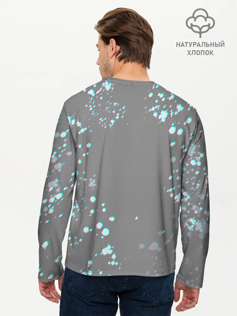 Мужской лонгслив базовый / 067 | ГЛИТЧ