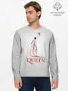 Мужской лонгслив базовый / Фредди Меркьюри - Queen