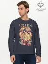 Мужской лонгслив базовый / Queen - Фредди Меркьюри