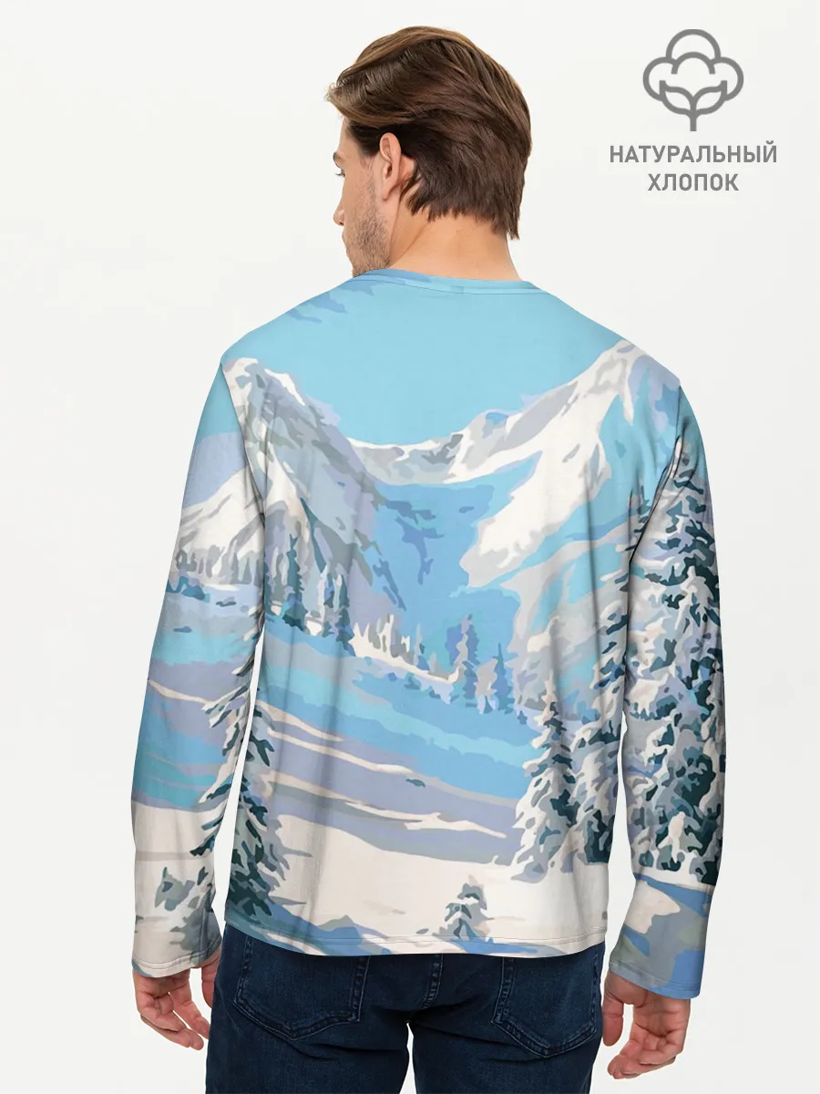 Мужской лонгслив базовый / Весемир, Ведьмак