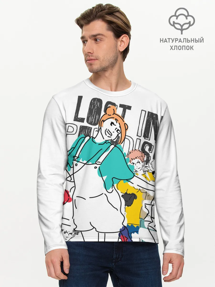 Мужской лонгслив базовый / Нобара Кугисаки - Jujutsu Kaisen