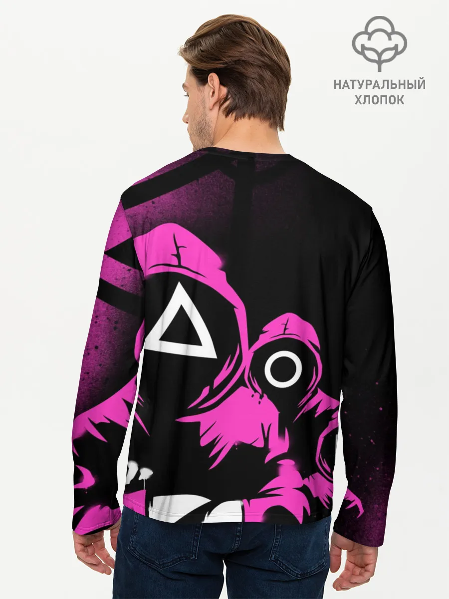 Мужской лонгслив базовый / Игра в кальмара