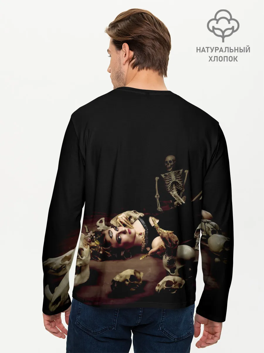 Мужской лонгслив базовый / Ведьма с третьим глазом