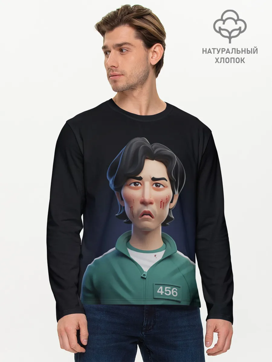 Мужской лонгслив базовый / Сон Ги Хун