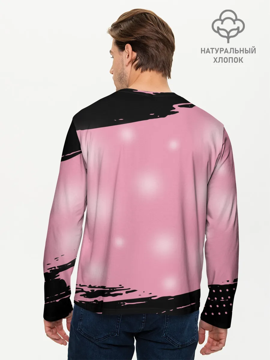 Мужской лонгслив базовый / МИЛЫЙ КАЛЬМАР | ТРЕУГОЛЬНИК КВАДРАТ КРУГ