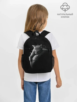 Рюкзак детский / Спящий Кот на Луне