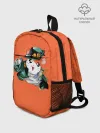 Рюкзак детский / Джоджо хомяк на оранжевом