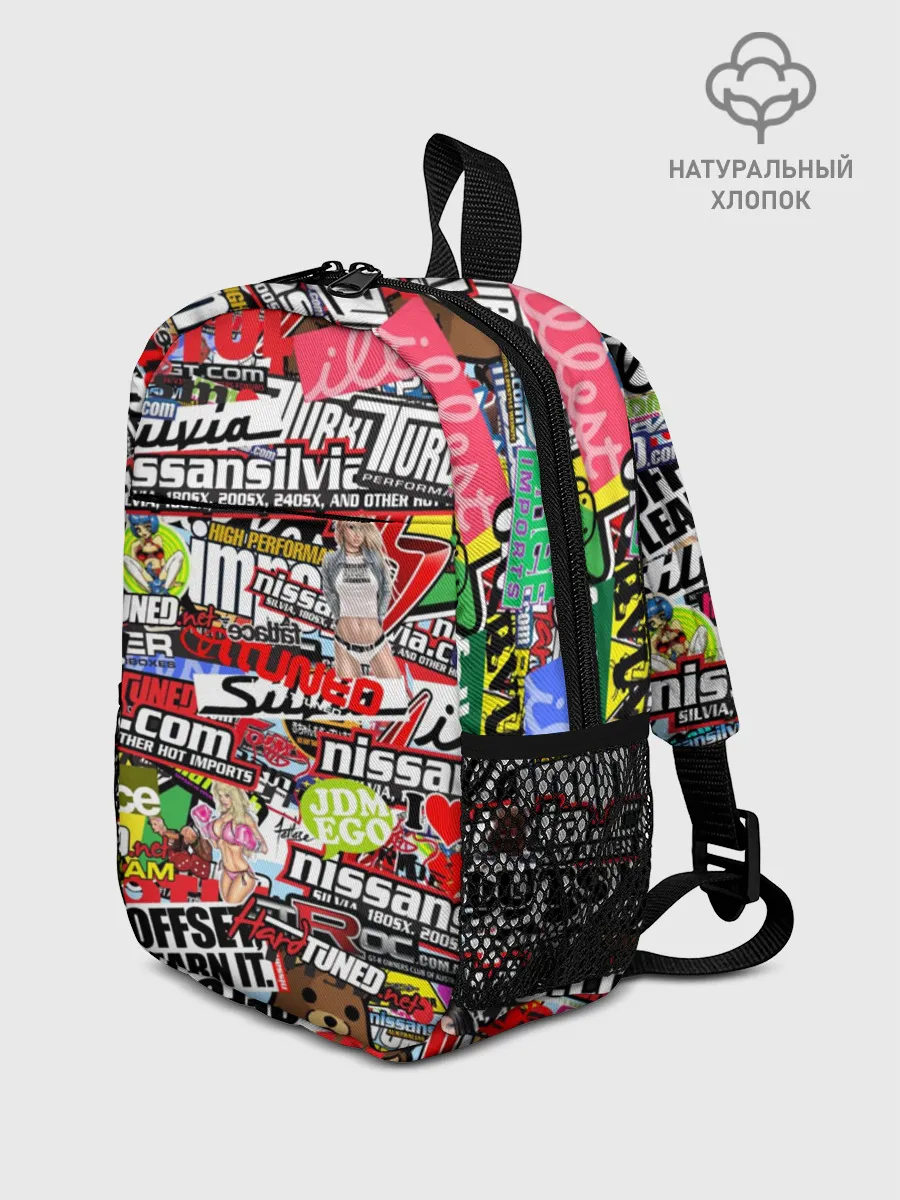 Рюкзак детский / Cars Stickerbombing