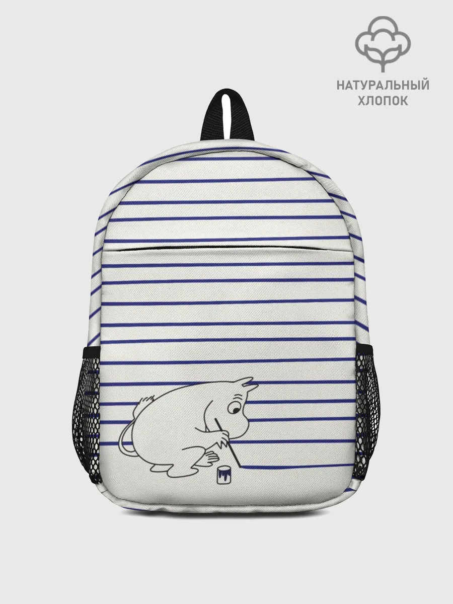 Рюкзак детский / Муми-тролль рисует полосы