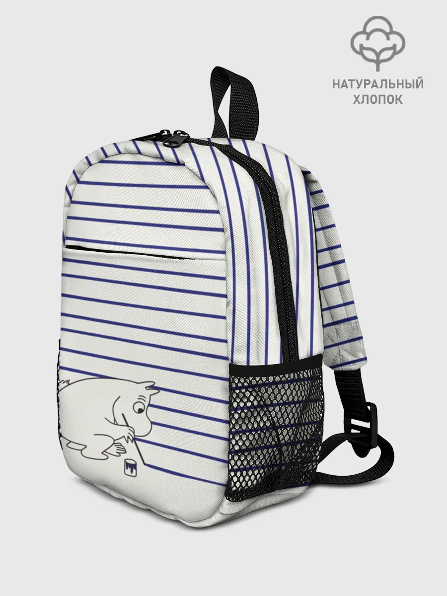 Рюкзак детский / Муми-тролль рисует полосы