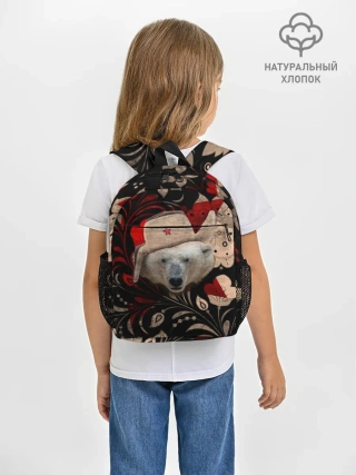 Рюкзак детский / Медведь в ушанке