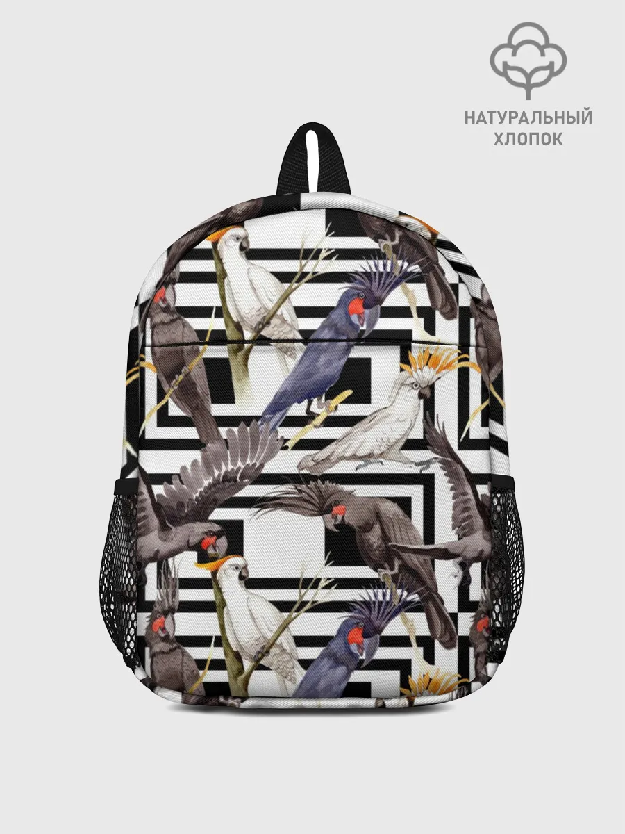 Рюкзак детский / Попугаи какаду