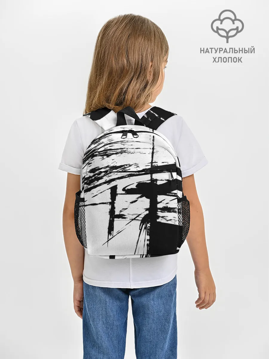 Рюкзак детский / Черно-белая футболка