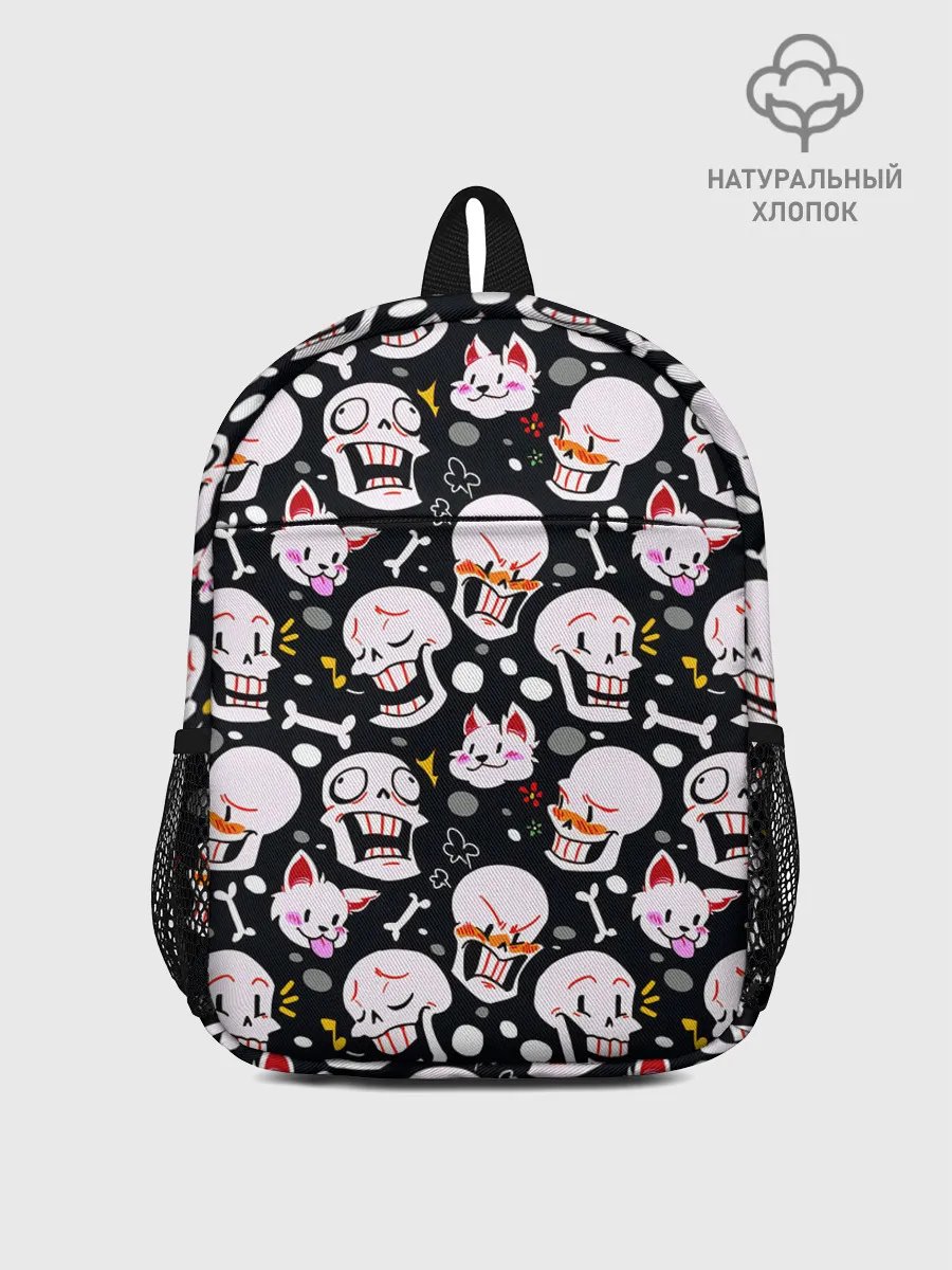 Рюкзак детский / Черепа и Котики