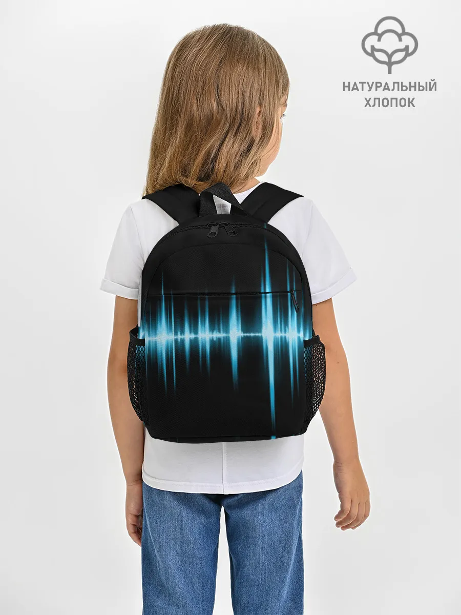 Рюкзак детский / Текстура эквалайзера