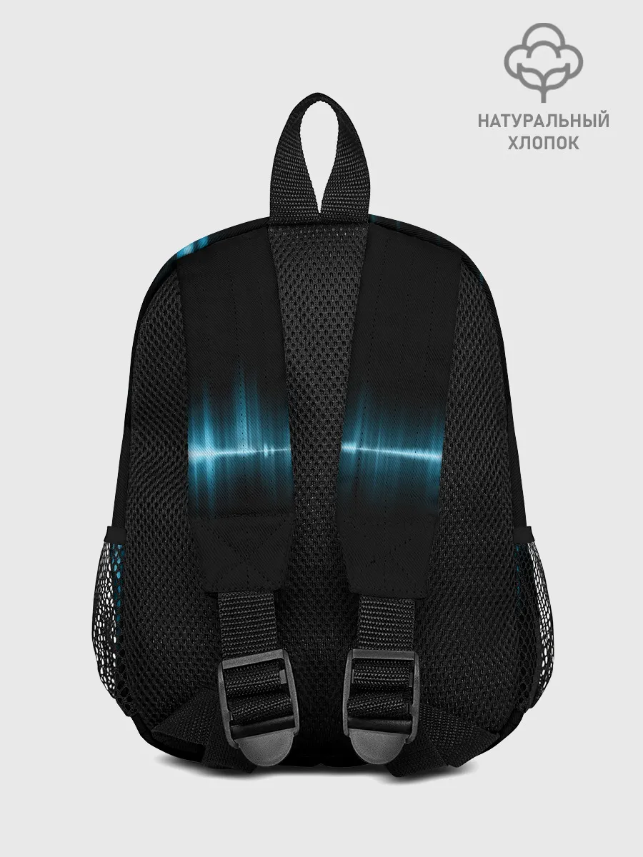 Рюкзак детский / Текстура эквалайзера