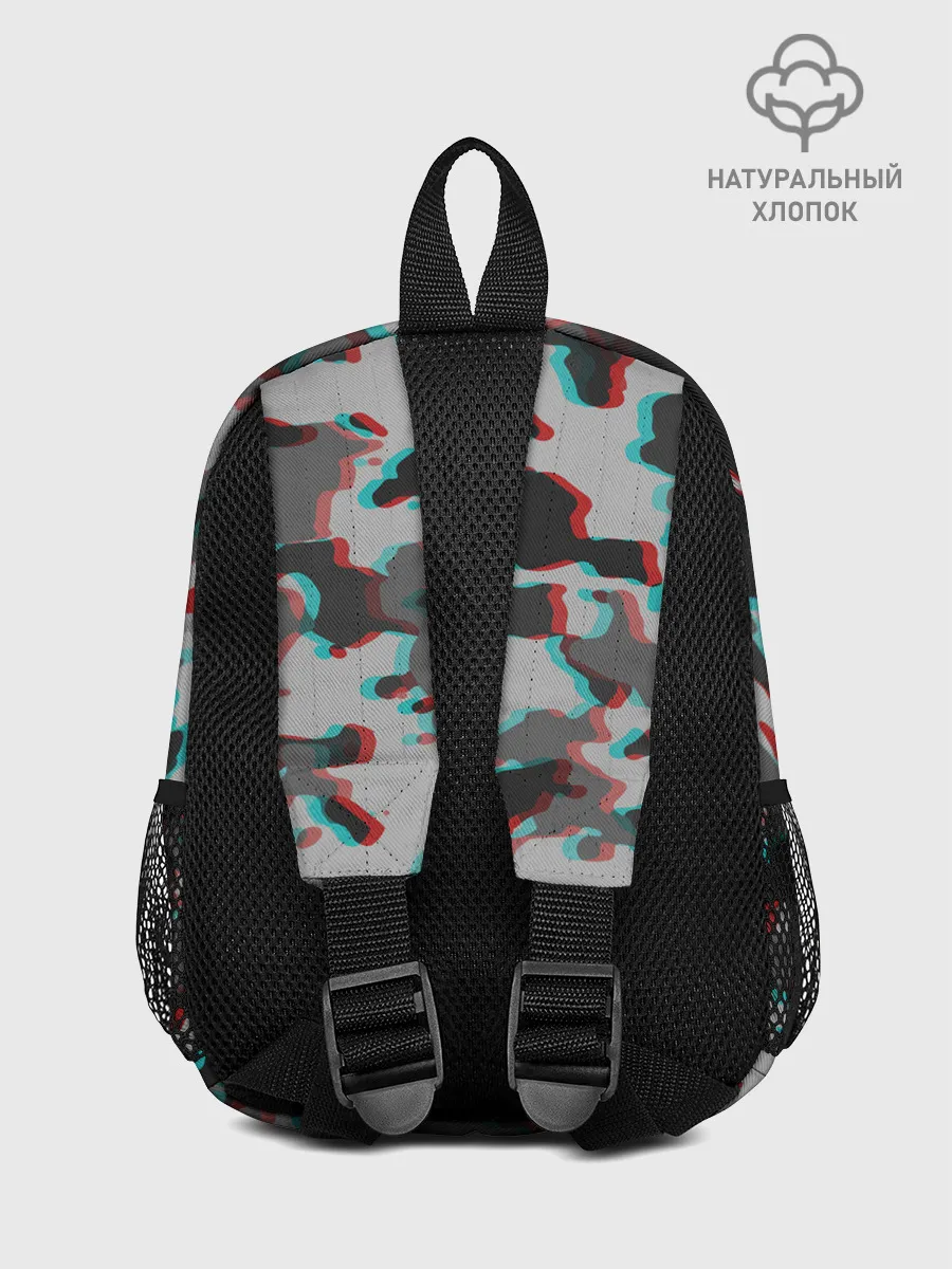 Рюкзак детский / Серый камуфляж