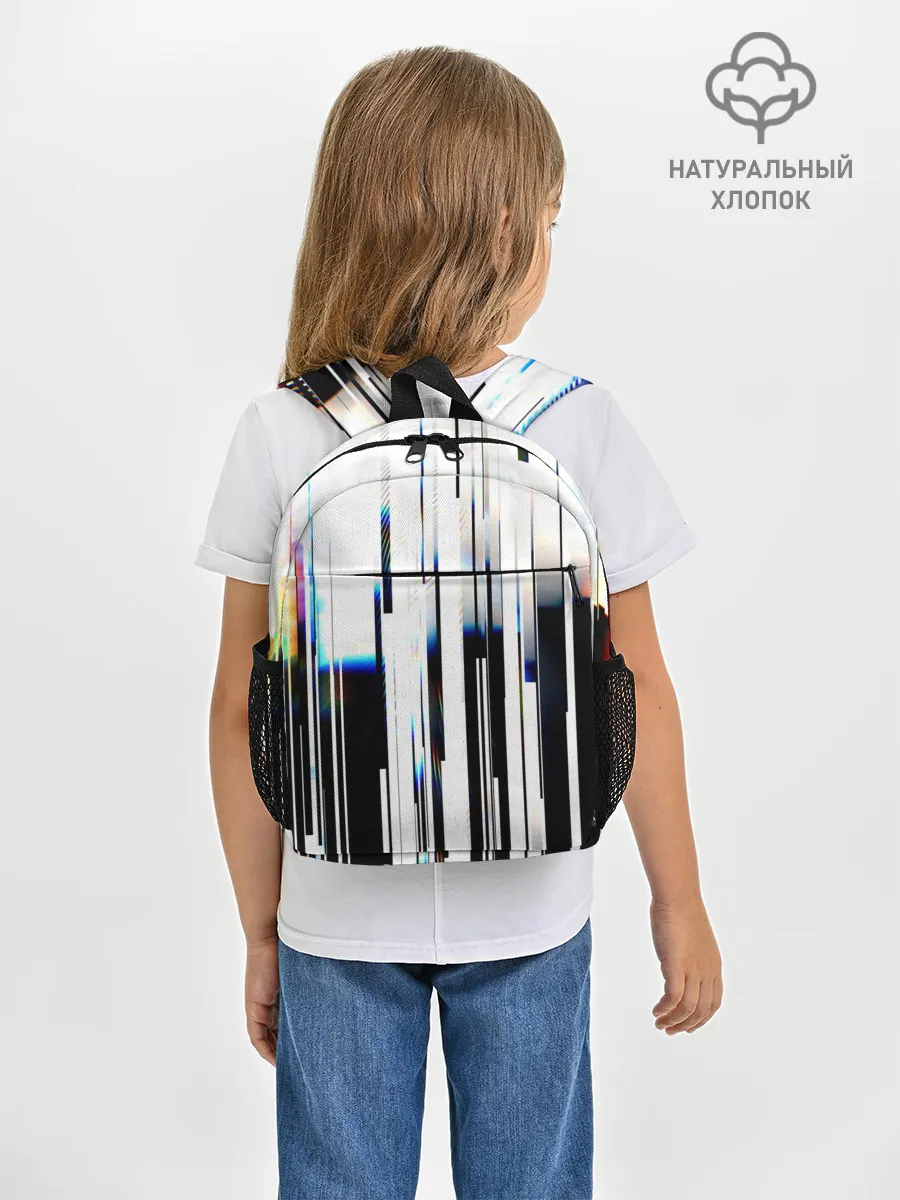 Рюкзак детский / Абстракция Глитч