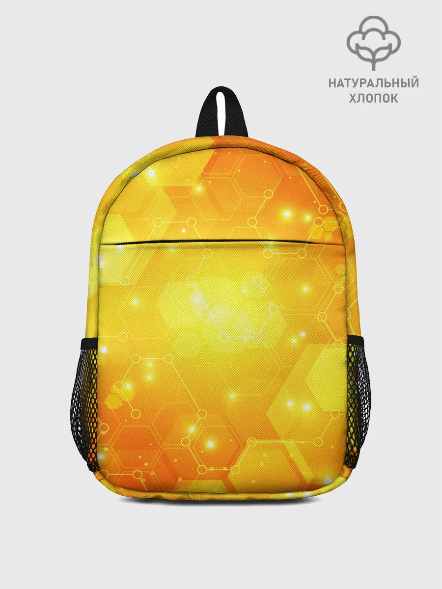 Рюкзак детский / ОРАНЖЕВЫЕ СОТЫ