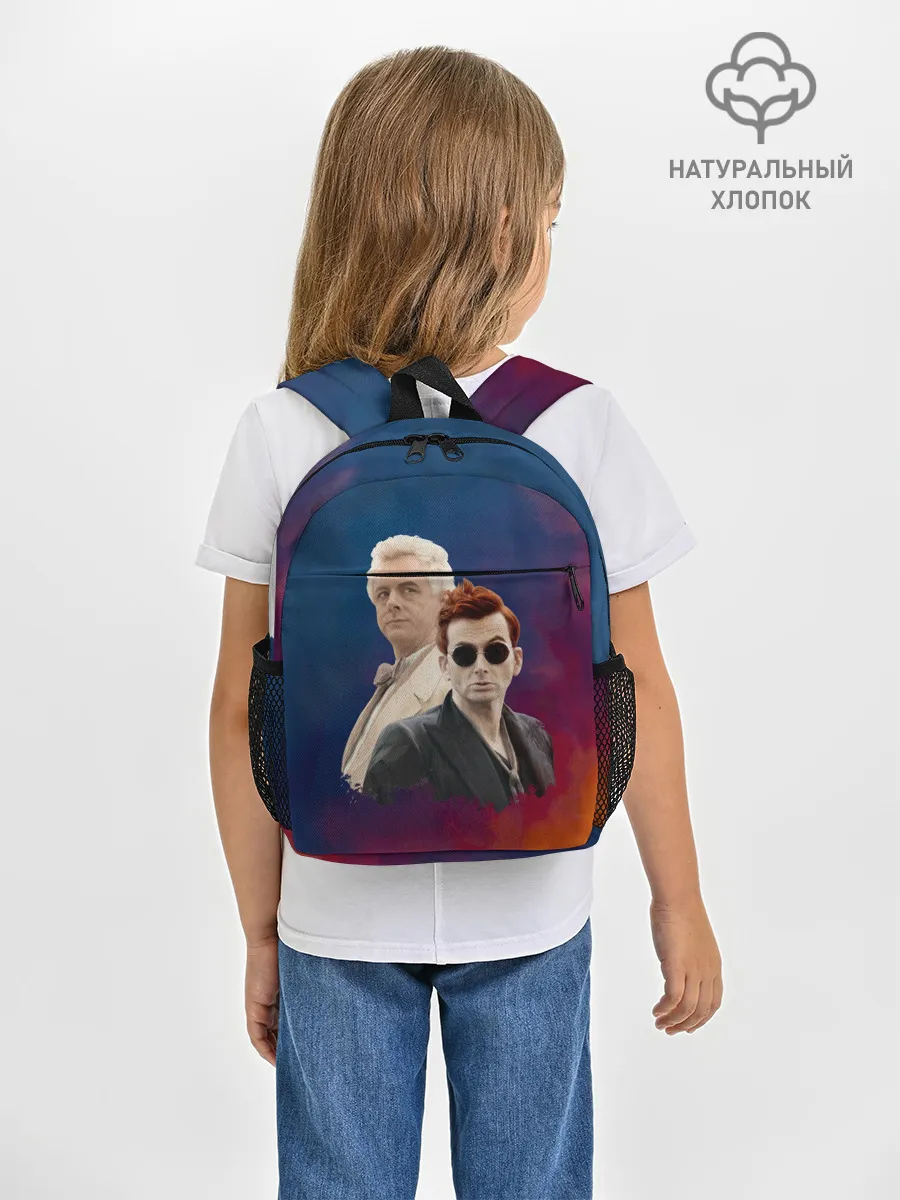 Рюкзак детский / Кроули и Азирафель