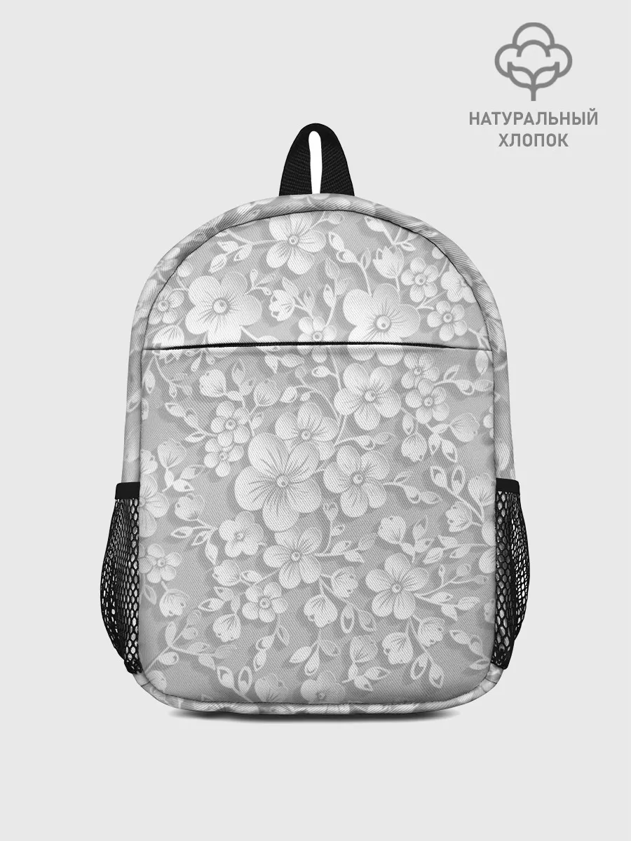 Рюкзак детский / Белые цветы