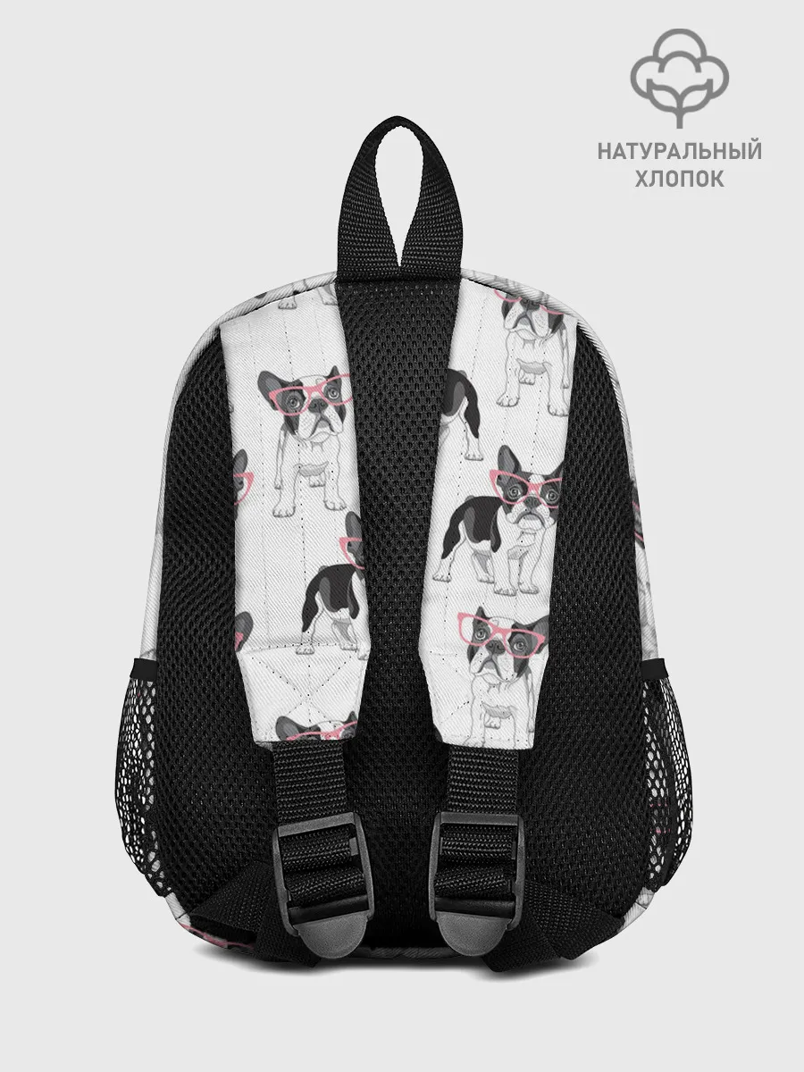Рюкзак детский / Французские бульдоги в очках