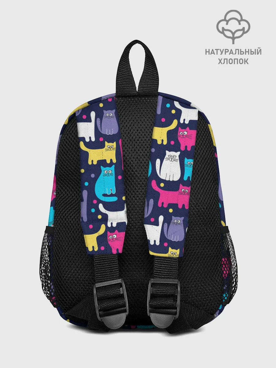 Рюкзак детский / Разноцветные котики