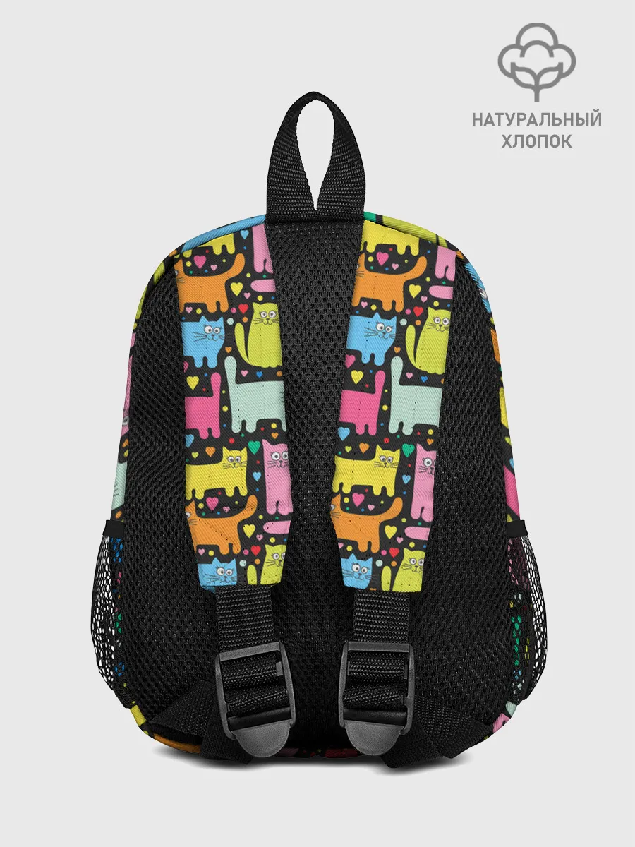 Рюкзак детский / Разноцветные котики