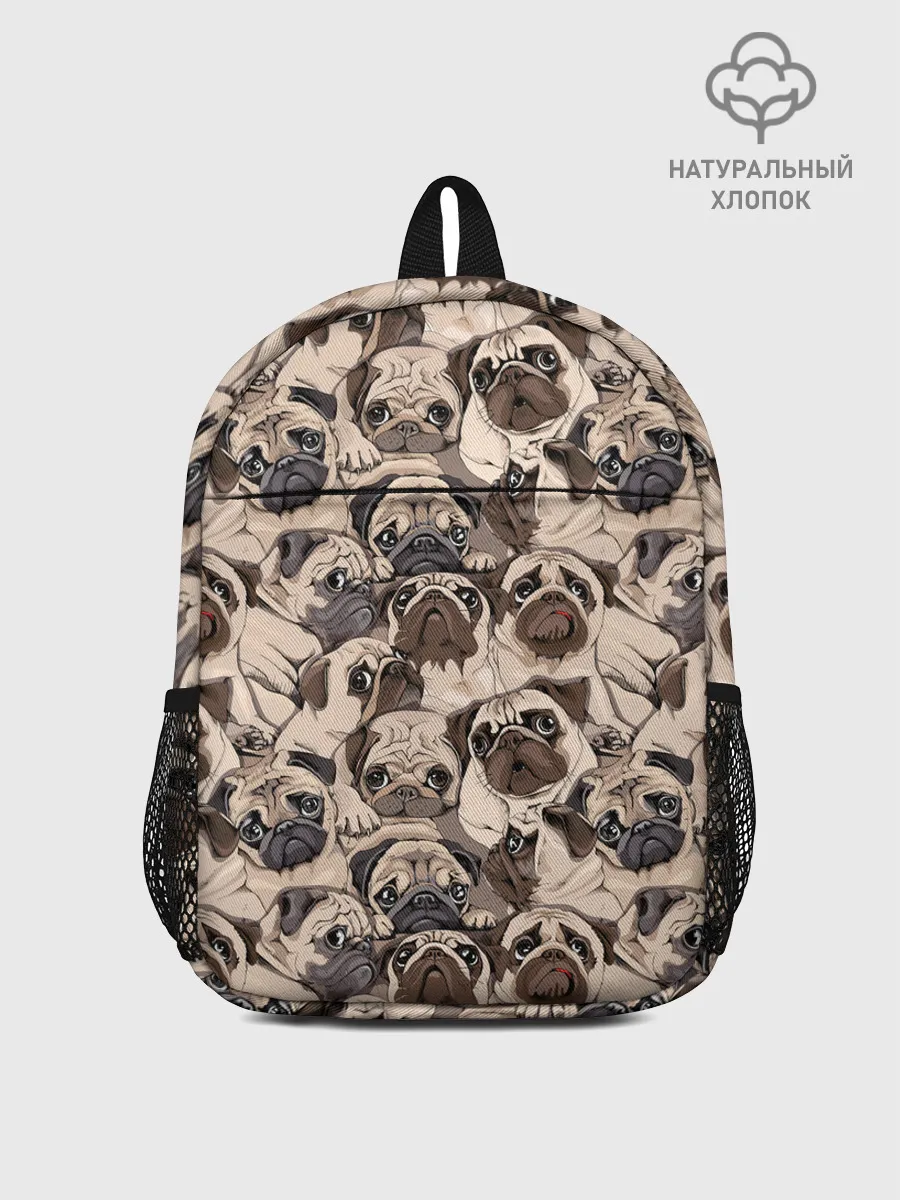 Рюкзак детский / Мопсы