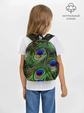 Рюкзак детский / Перья павлина #1