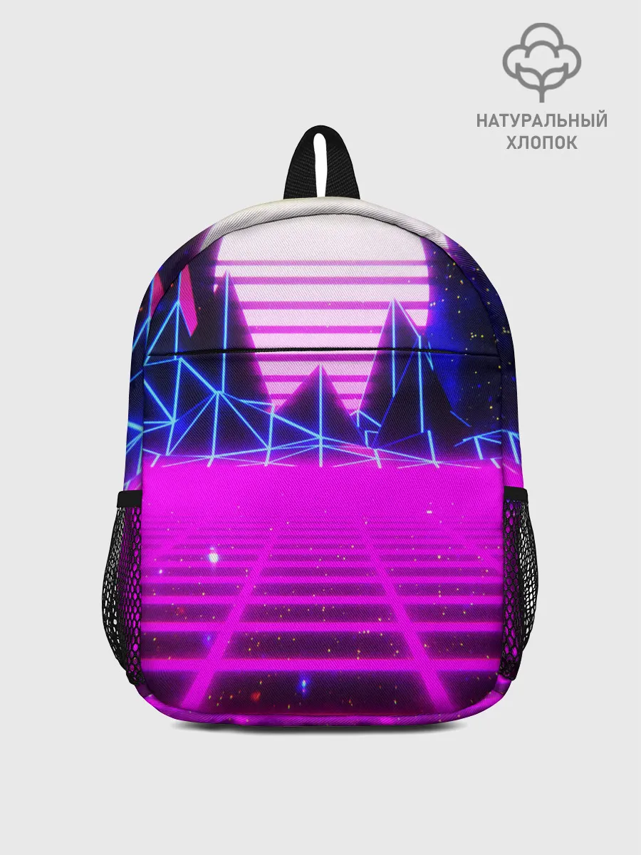 Рюкзак детский / Ретро Стиль неон