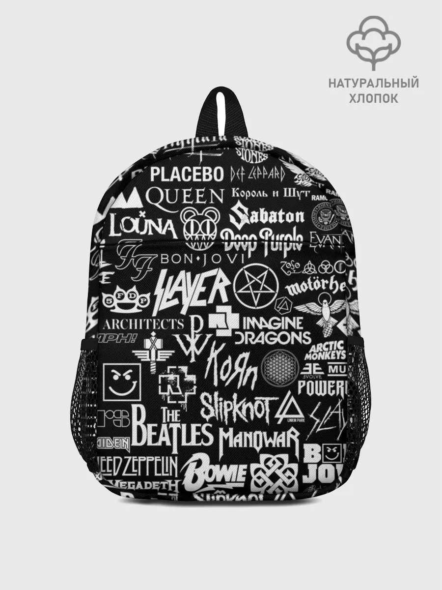 Рюкзак детский / ЛОГОТИПЫ РОК ГРУПП | ROCK