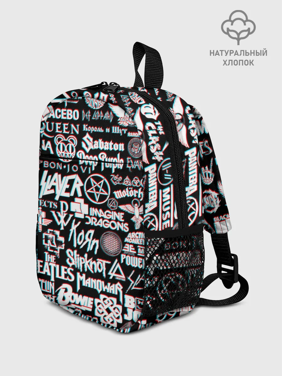 Рюкзак детский / ЛОГОТИПЫ РОК ГРУПП GLITCH