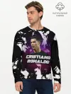 Мужской лонгслив базовый / Cristiano Ronaldo