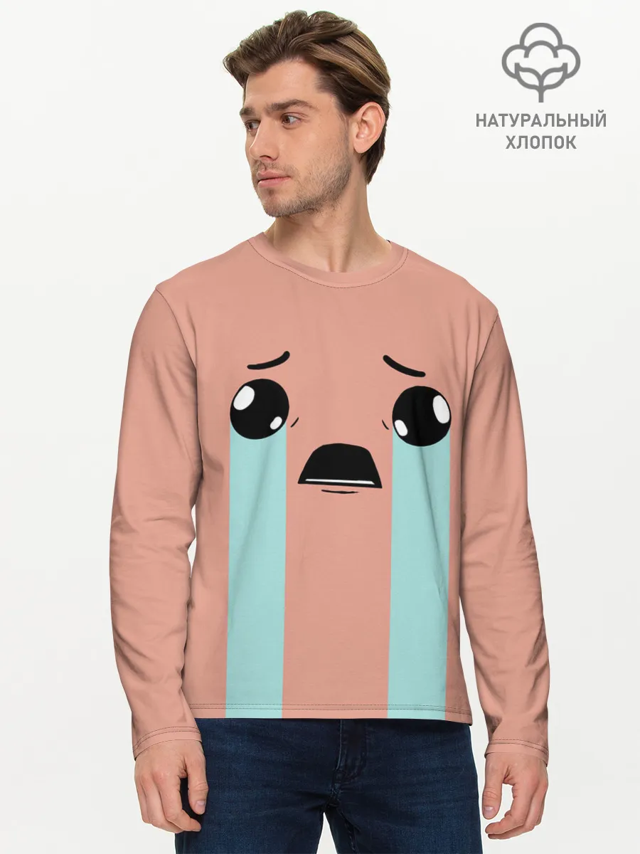 Мужской лонгслив базовый / Crying Isaac