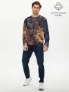 Мужской лонгслив базовый / КосмиЧеский Цветок