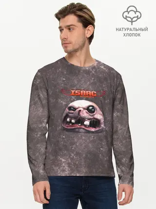 Мужской лонгслив базовый / The Binding of Isaac | ГОЛОВА