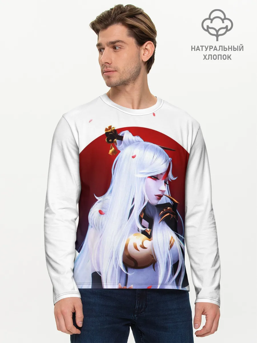 Мужской лонгслив базовый / GENSHIN IMPACT / НИН ГУАН