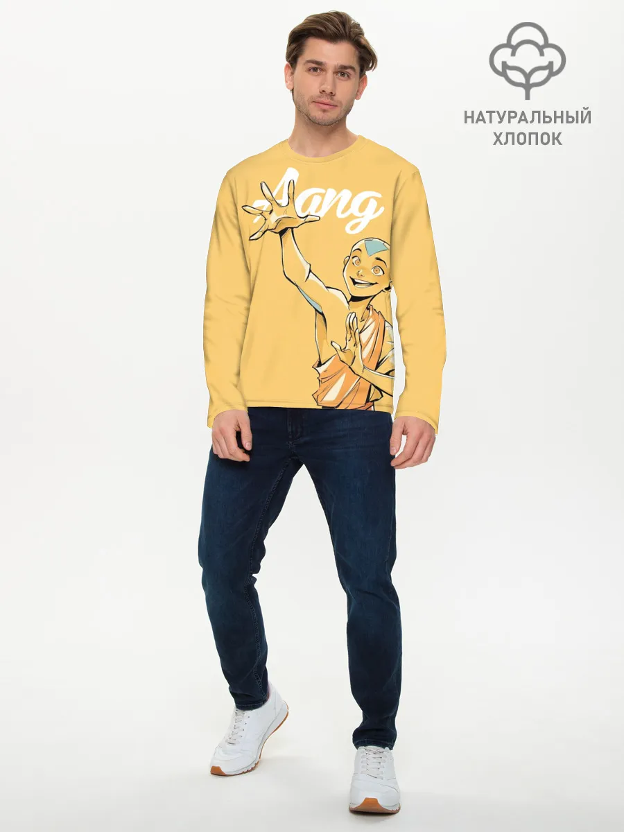 Мужской лонгслив базовый / Aang last airbender