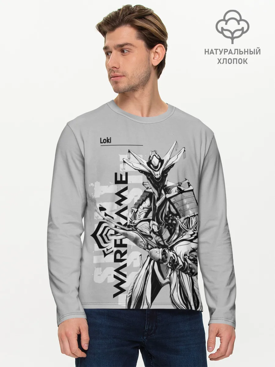 Мужской лонгслив базовый / loki