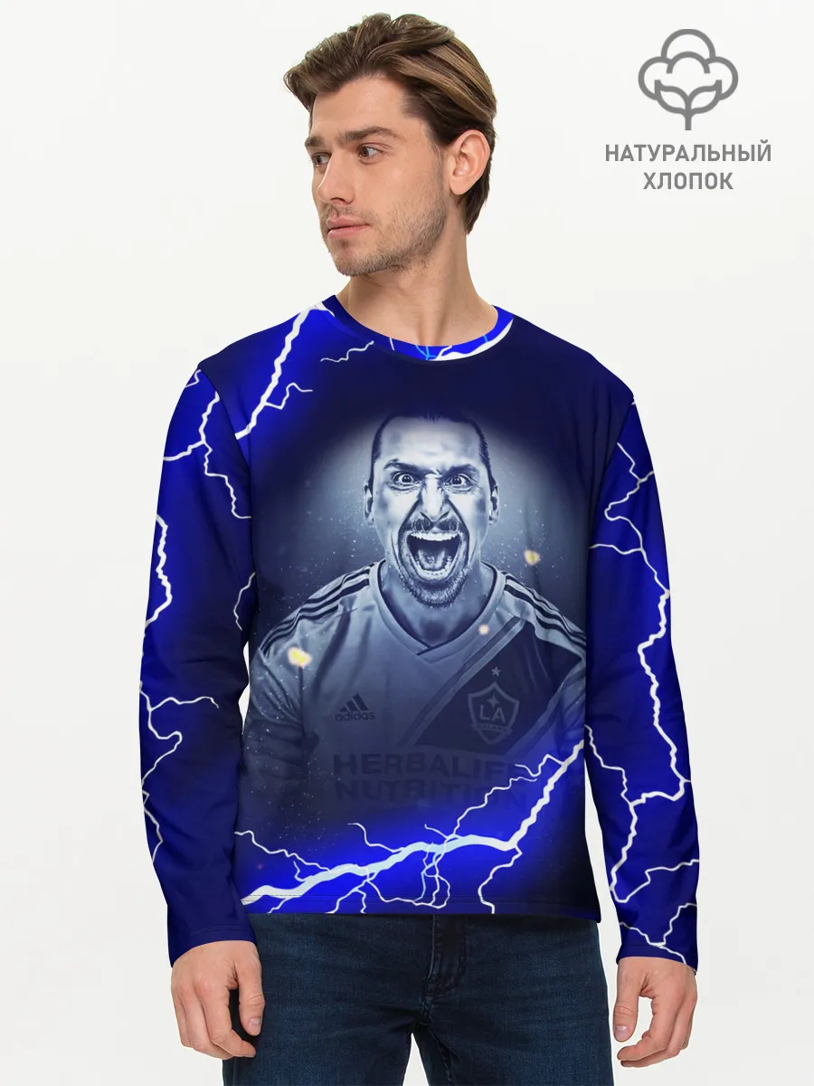 Мужской лонгслив базовый / Златан Ибрагимович | ZLATAN
