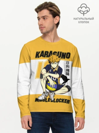 Мужской лонгслив базовый / Хината Шоё | Haikyuu!!